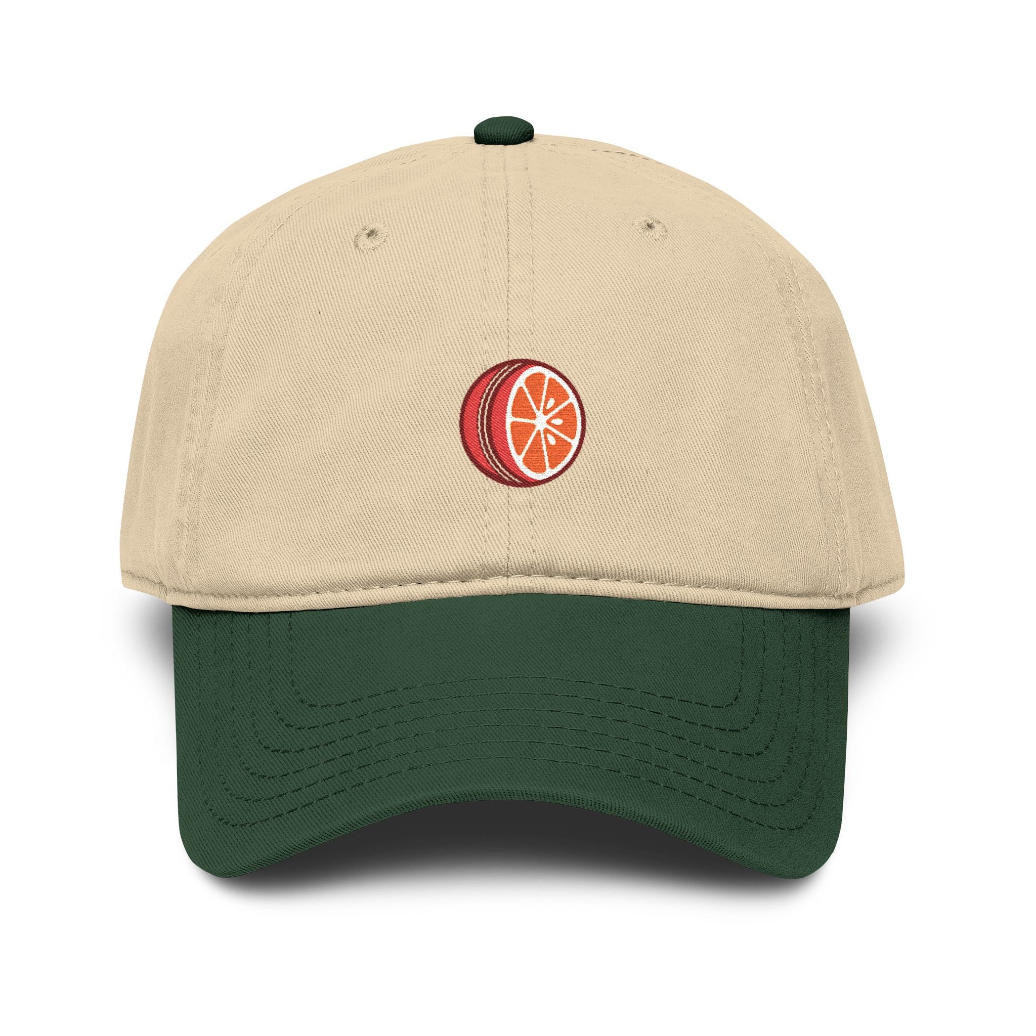 Absolute Jaffa Grove Cap, front view with embroidered logo