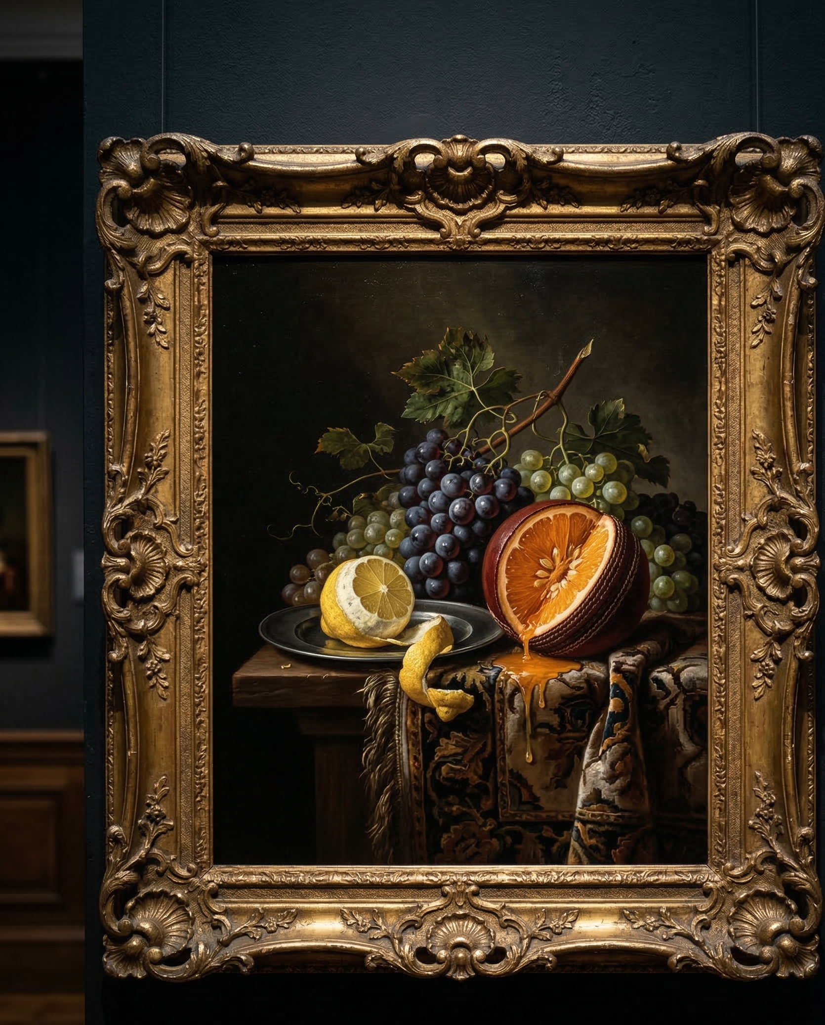 Still life with citrus fruit, in the style of the Dutch Golden Age, from the Absolute Jaffa estate collection